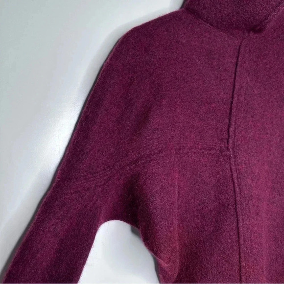 AllSaints Merlot Lock Roll Wool Blend Sweater Size Small - Picture 6 of 10